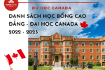 Học Bổng Cao đẳng, Đại học Canada 2022